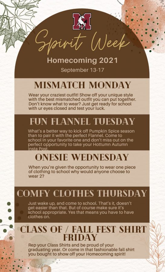 Get Ready For Spirit Week!