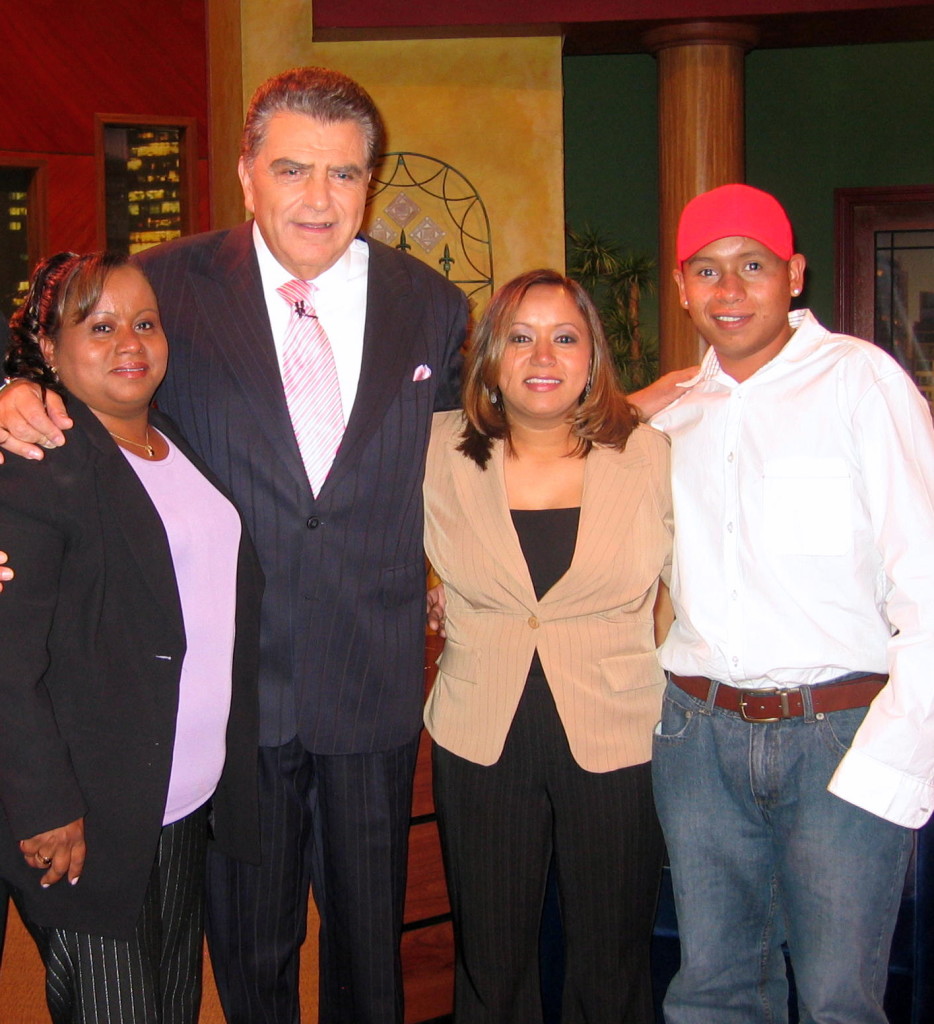 Show+Host%2C+Don+Fransico+with+Enrique%2C+his+mother+and+sister.